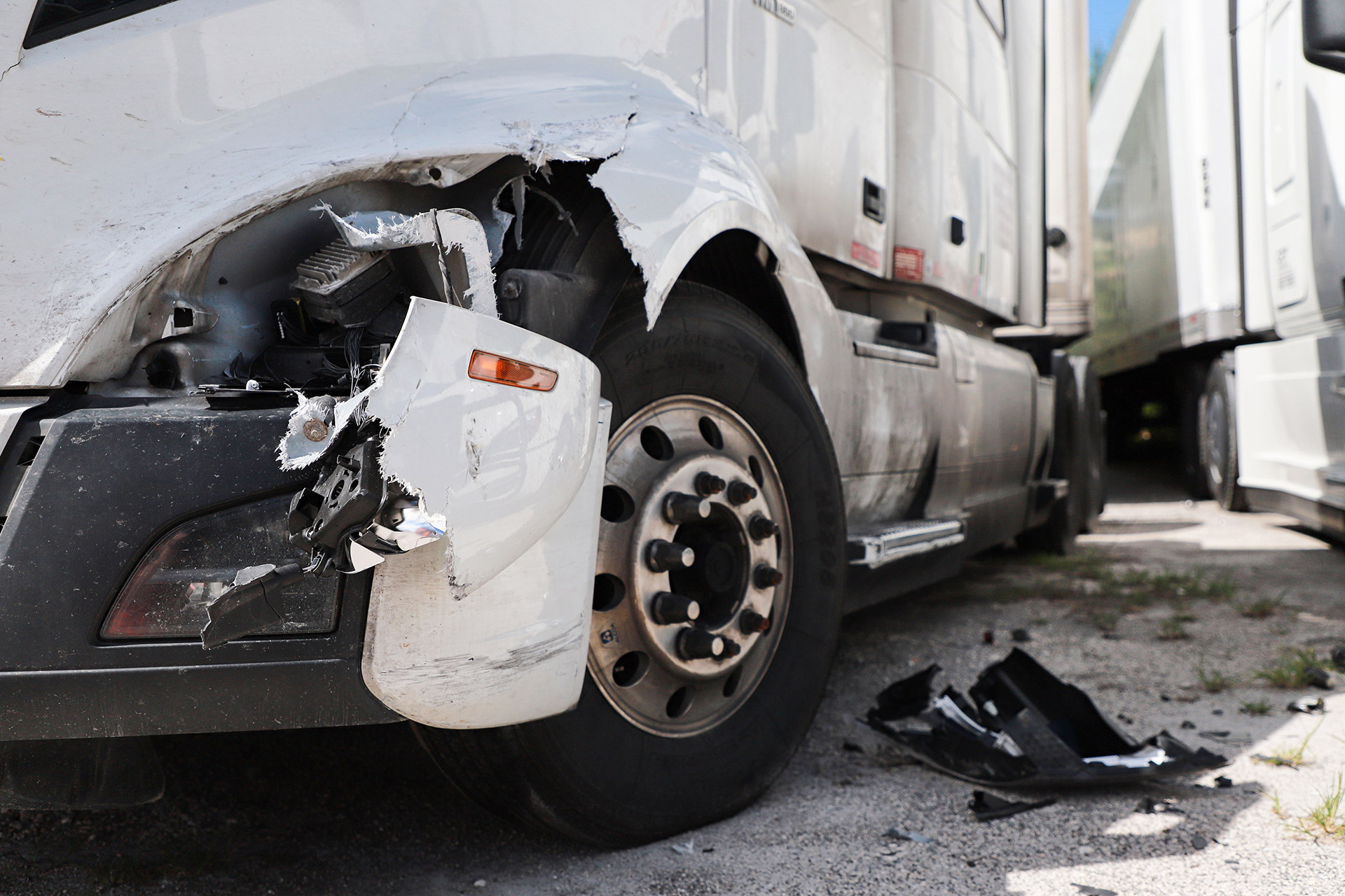 who is at fault after a truck accident. Personal injury, workers comp, truck accident attorney cases